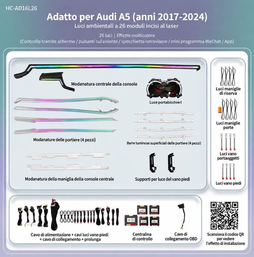 Luci ambiente auto - luci,