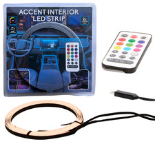 2 Strisce LED 1,2m RGB per