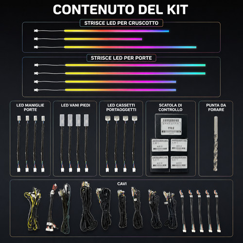 Kit luce ambiente - ambiente, rgb
