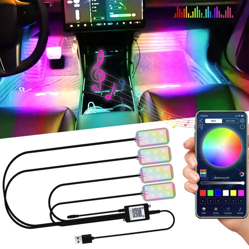 Illuminazione abitacolo rgb - 4x,